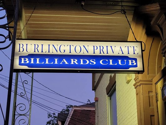 Burlington Private Billiards Club